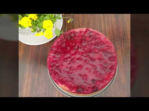 Himbeerkuchen mit Pudding, himmlisch lecker und leicht