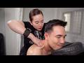 ASMR Head Neck Shoulder Massage For REAL Stress Relief
