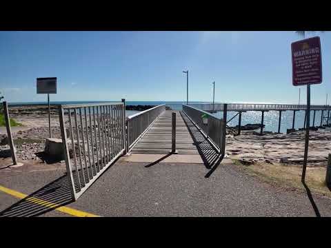 4k Darwin - Night cliff Jetty walking tour - July 2024