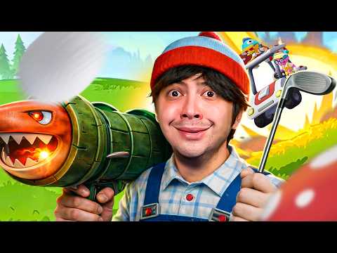 ESSE JOGO ME DEU BURNOUT! - SUPER BATTLE GOLF COM OS AMIGOS