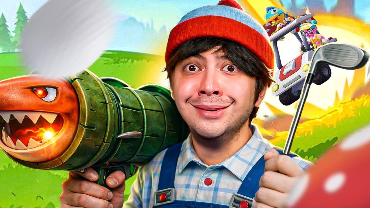 ESSE JOGO ME DEU BURNOUT! - SUPER BATTLE GOLF COM OS AMIGOS