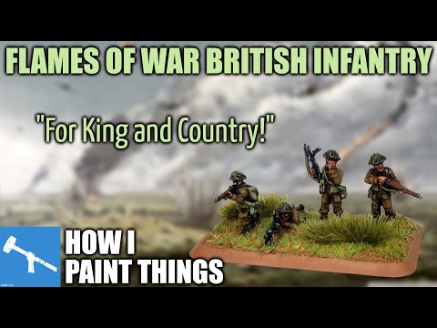 Flames of War British Infantry - Painting 15mm Figures [How I Paint Things]