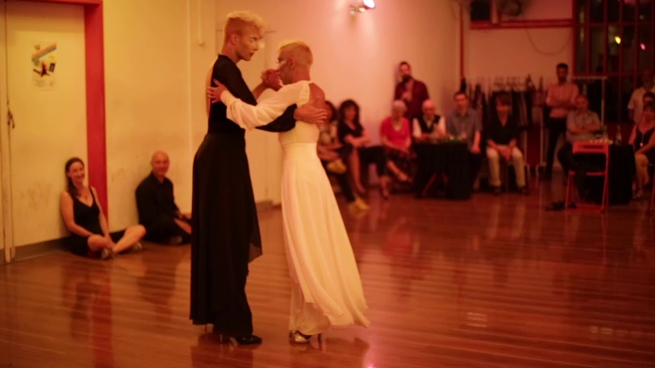 Juan Pablo Ramirez and  Daniel Arroyo at Milonga Dulzura, Renens, 08.06.2018. Milonga