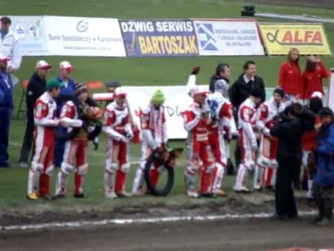 Polonia Bydgoszcz - Unia Tarnów prezentacja zawodników 06.05.2012