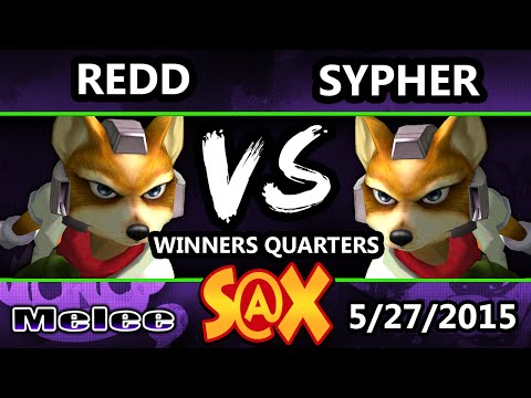 S@X - Sypher (Fox) Vs. VGBC | Redd (Fox) SSBM Winners Quarters - Smash Melee