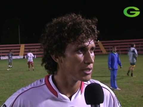 O gol de Sete 1 x 0 Ivinhema pela 15ª roda do Campeonato Estadual de Futebol