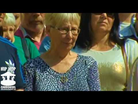 HIPHOP CARROUSEL  - 1 minuut stilte tijdens optreden van L.C.G.