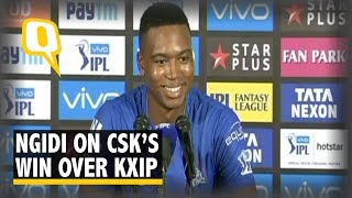 Ngidi on CSK's 5 Wicket Win Over KXIP: IPL 2018 | The Quint