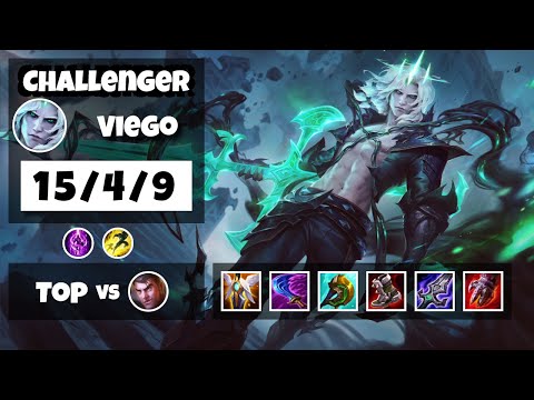 Viego vs Jayce KOREAN Challenger TOP (15/4/9) - v11.14