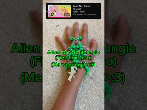 What I made as a beginner kandi kid! #kandi #kandikid #tutorials