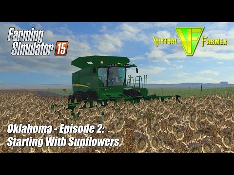 Let's Play Farming Simulator 15 - Oklahoma Ep2: Starting WIth Sunflowers