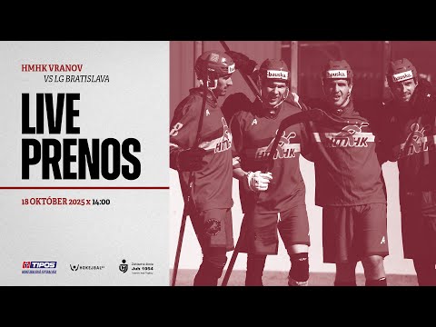 LIVESTREAM: HMHK Vranov nad Topľou - LG Bratislava