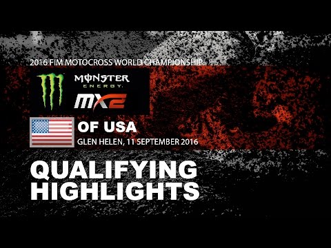 MX2 Qualifying Race Highlights Monster Energy MXGP of The USA 2016 - motocross