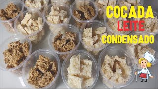 cocada de leite condensado-como fazer cocada