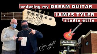 Video thumbnail for ordering my DREAM GUITAR // James Tyler Studio Elite Burning Water by Collin Littlejohn