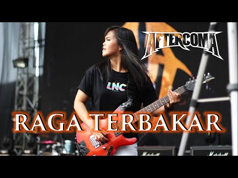 AFTERCOMA - RAGA TERBAKAR LIVE GUITAR CAM at IndieBash 2019 ( RISSA GEEZ CAM )