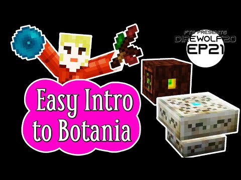 Easy Intro to Botania! EP21 Direwolf20 1.16 Modpack Lets Play