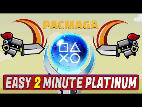 New Easy 2 Minute Platinum Game PS4, PS5 | Pacmaga Platinum Walkthrough