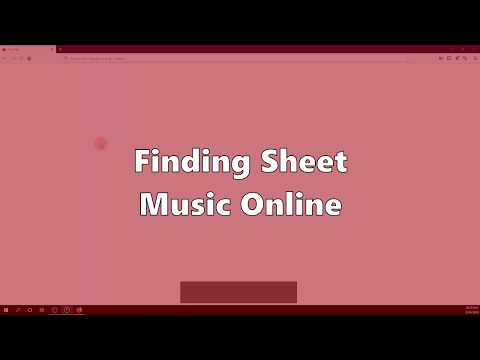 Finding Sheet Music Online (Mostly For Free)