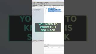 You Need This SQL HACK! #shorts