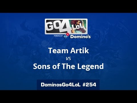 Team Artik vs. Sons of The Legend - Cuartos - Domino's Go4LoL #254