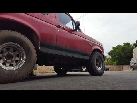 95\' Bronco 351w Comp Cam Exhaust Sounds/First Startup w/Flowmaster Muffler