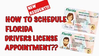 HOW TO MAKE A FLORIDA DRIVER LICENSE ONLINE APPOINTMENT | NEW FLORIDA RESIDENT DRIVER LICENSE