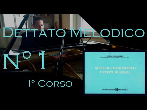 Dettato Melodico n.1 - I Corso - N. Poltronieri