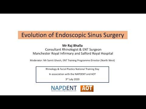 Rhinology | Evolution of Endoscopic Sinus Surgery | Mr Raj Bhalla