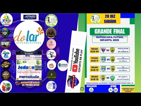 🏆🔥 GRANDE FINAL – SUPERCOPA FUTSAL INFANTIL 2025 🔥🏆