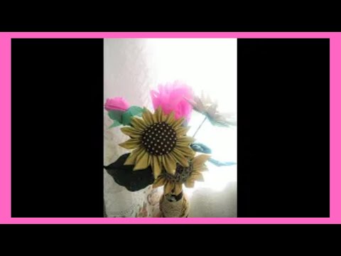 HOW TO MAKE SUNFLOWER FROM A PLASTIC BAG| MARKET BAG yo-yo