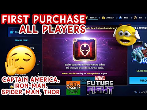 👉all Players first PURCHASE free T3 selector 🤔 in Marvel future fight Mr GAMER VINES Hindi 👍
