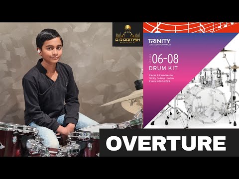 Trinity Drum Kit Grade 8 (2020 - 2023) | Overture from Gypsy |11 year old boy |  A R Pritish