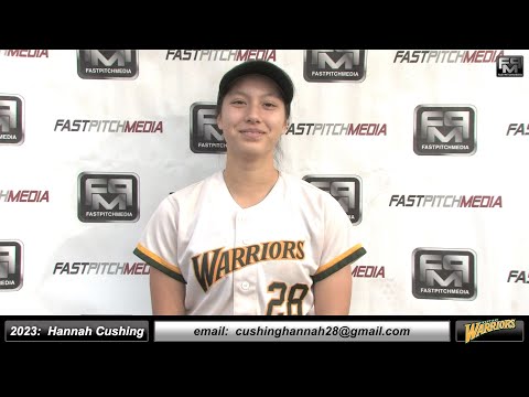 2023 Hannah Cushing Committed Northwestern 3.96 GPA Outfielder & 3rd Base Softball Skills Video