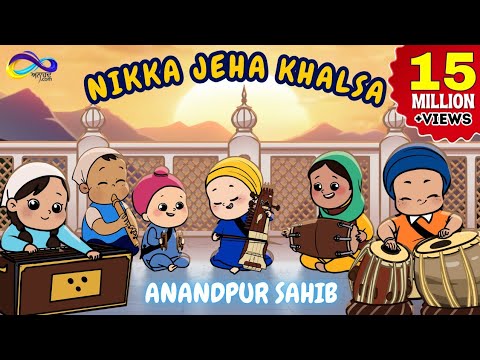 Nikka Jeha Khalsa || Anandpur Sahib || Sikh Baby Rhymes || Kids Videos