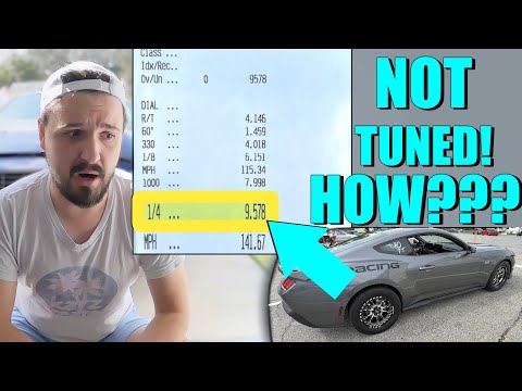 HOW Did This 2024 Mustang GT Run 9's With No Tune or Boost?