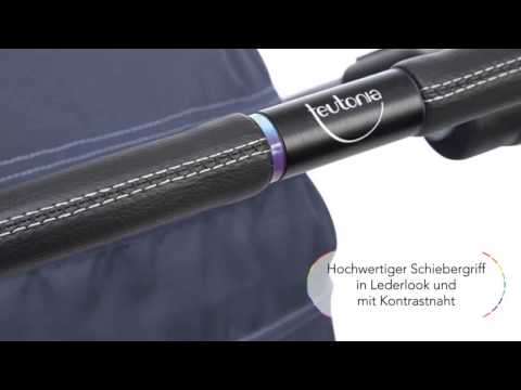 Универсальная коляска Teutonia Be You V3 Черный в горошек (Белая рама) (BEYOU5115)