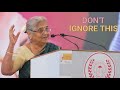 Never Do This To Your Child Sudha Murthy Full Speech English Subtitles
