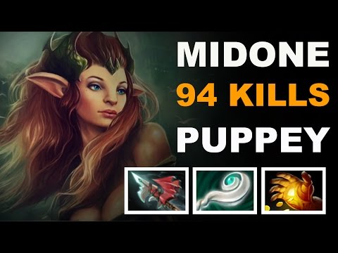 AMAZING 94 KILLS in 28 minutes Secret MidOne and Puppey Highlights #dota2