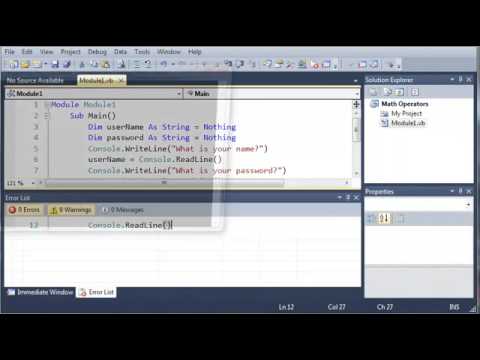 Visual Basic Basic Logic