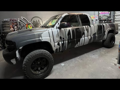 Camo Drip Silverado