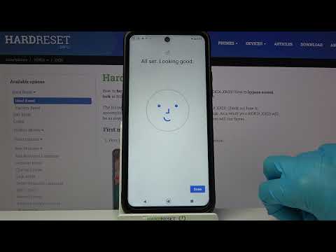 How to Set Up Face Unlock in Nokia XR20 - Add Face Data