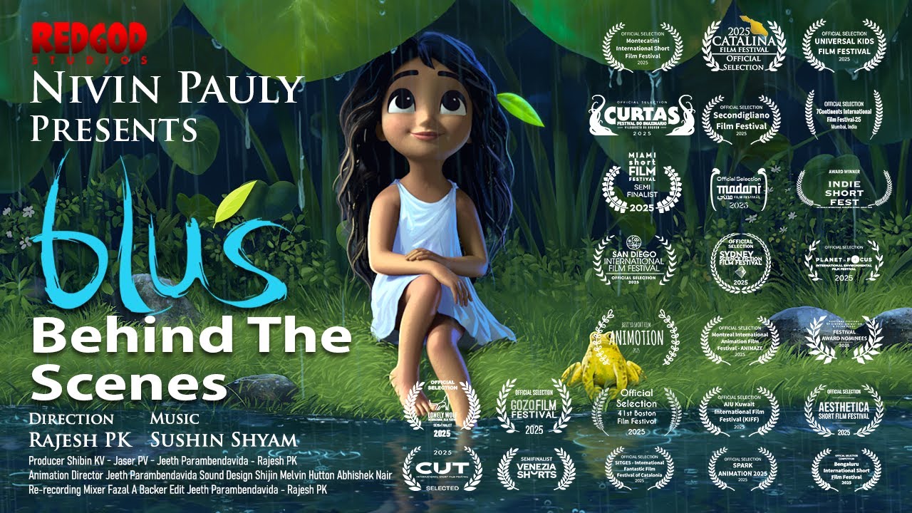 Blu’s | Behind the Scenes | Animated short film by Rajesh PK | RedGod Studios