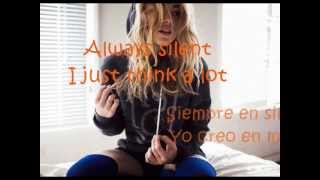 Katelyn Tarver -Chasing Echoes  (English Spanish lyrics) (español ingles letra)