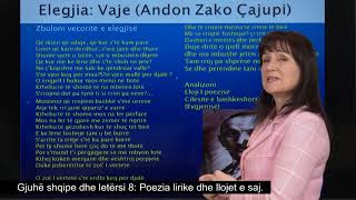 Letersi 8 Poezia lirike dhe llojet e saj