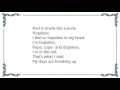 Enuff Z'nuff - Suicide Lyrics