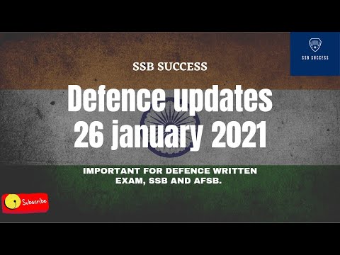 DAILY DEFENCE UPDATE|26 JANUARY 2021|