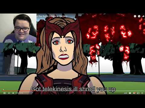 PopToonsTV Scarlet Witch vs Enchantress RAP REACTION!!