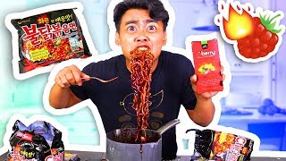 SPICY RAMEN + MIRACLE BERRY EXPERIMENT!