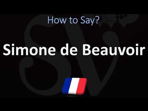 How to Pronounce Simone de Beauvoir? (CORRECTLY)